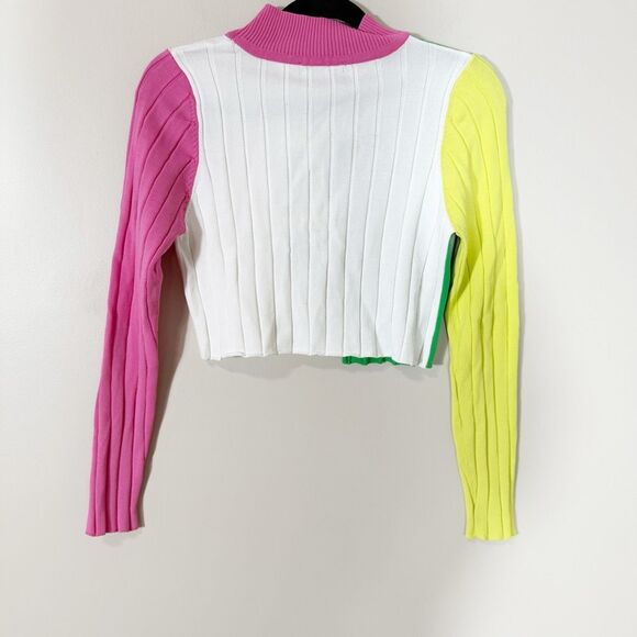 Akira Women’s All Eyes On Me Retro Colorblock Ribbed Knit Outfit Set Size Large - Picture 5 of 11